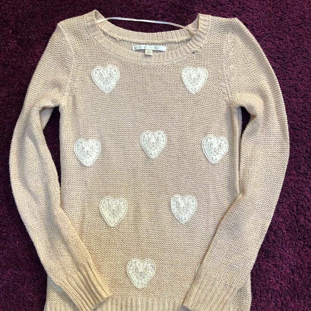 Heart Detail Sweater